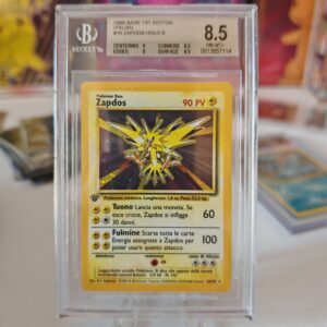 Zapdos Set Base Holo Prima Edizione BGS 8.5